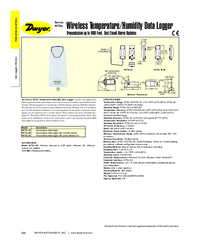 Thumbnail of document Data Sheet - WTDL Wireless Temp/Humidity Data Logger